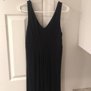 Maxi black banana Republic dress